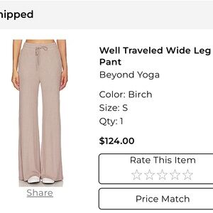 Beyond Yoga Wide Leg Pant
